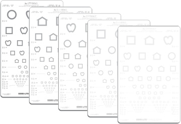 LEA Numbers Translucent 10' Eye Chart